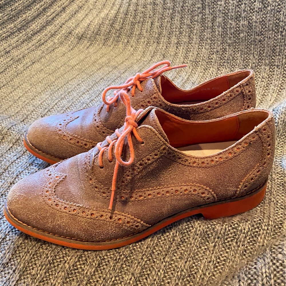 Cole Haan suede oxfords EUC
